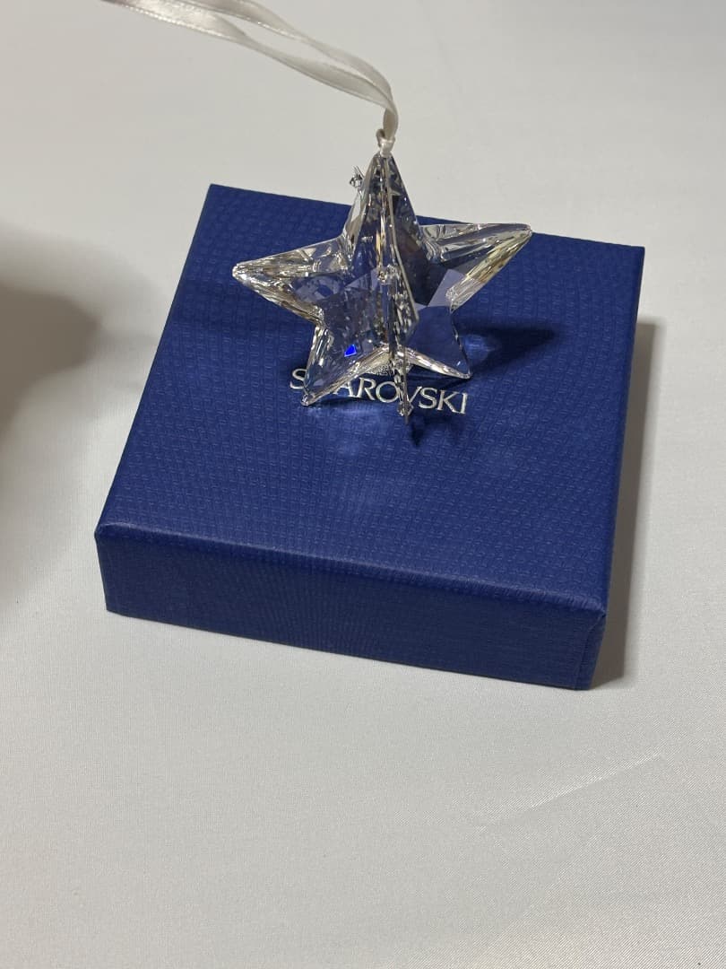 美品 SWAROVSKI クリスマス オーナメント 星　スター クリスタル