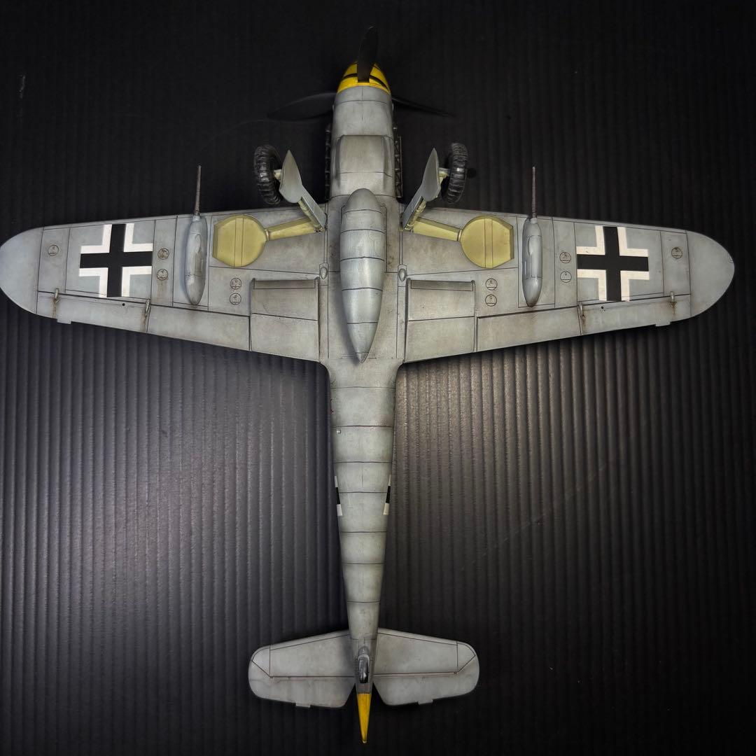 メッサーシュミットBf109G 1/48プラモデル完成品