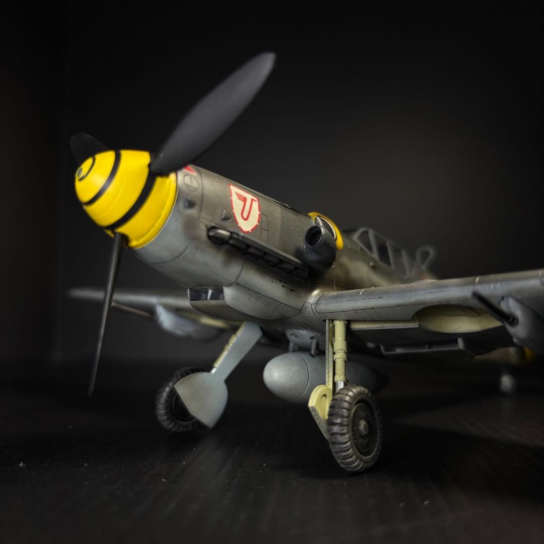 メッサーシュミットBf109G 1/48プラモデル完成品