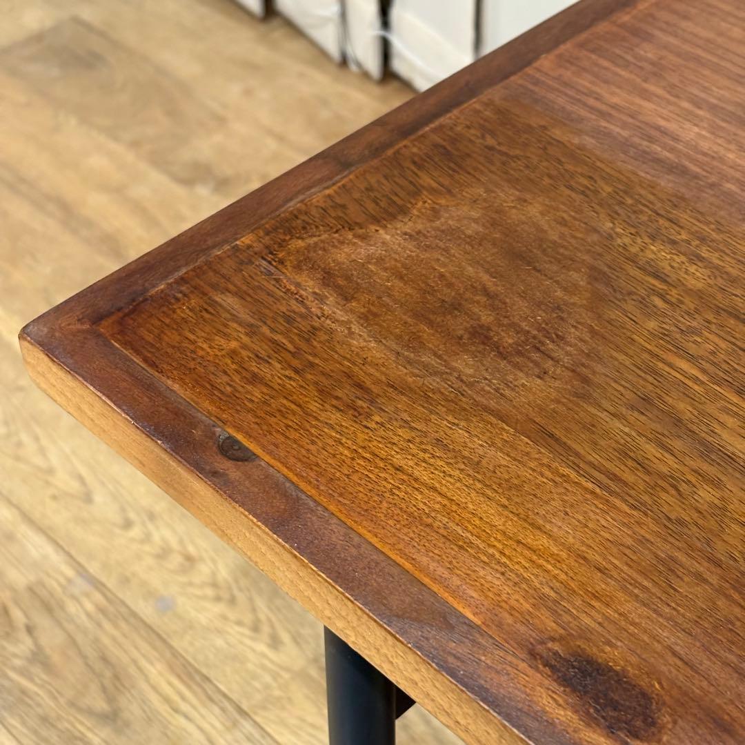 関家具　天然木　センターテーブル　コーヒーテーブル　アイアン　北欧　ナチュラル