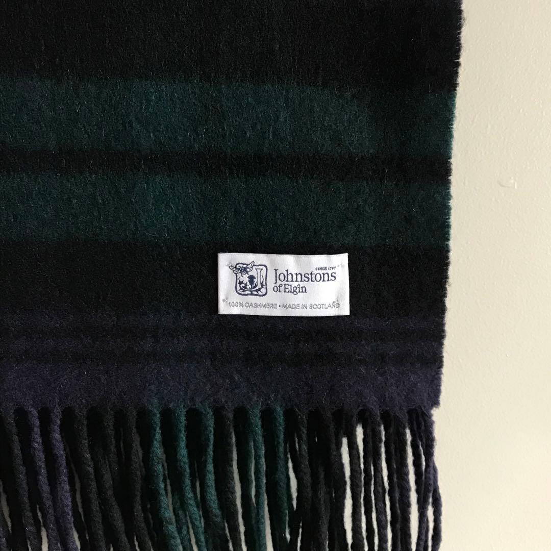 あこやパールピアス　Johnstons カシミヤ100% 大判ストール