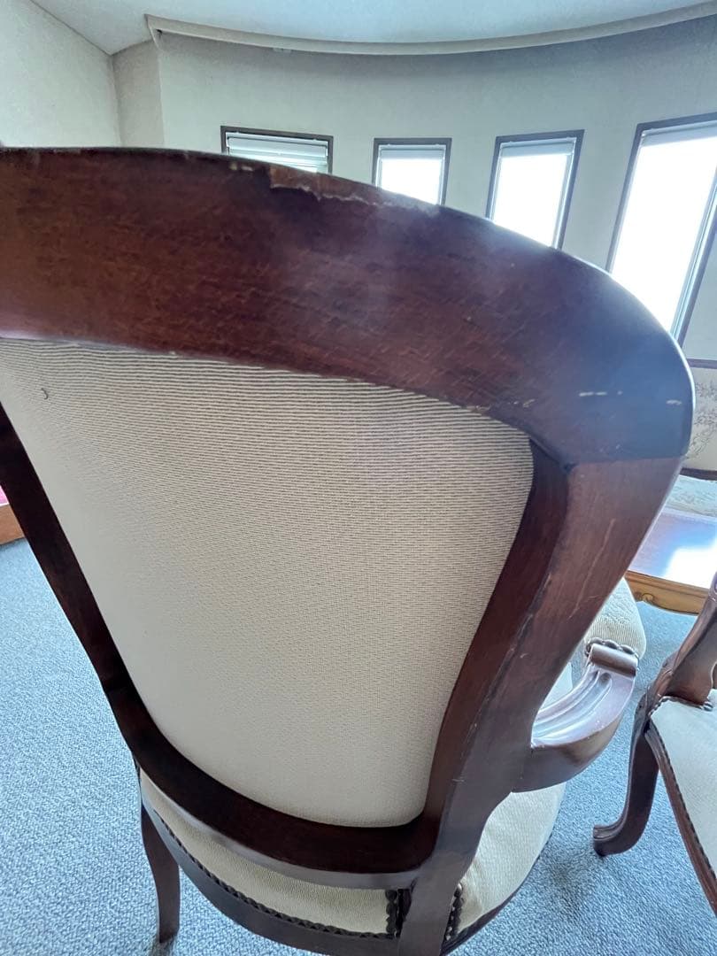 ③バラ売り不可 ①〜④セット販売のみ ロココ調 ゴブラン織り 猫脚