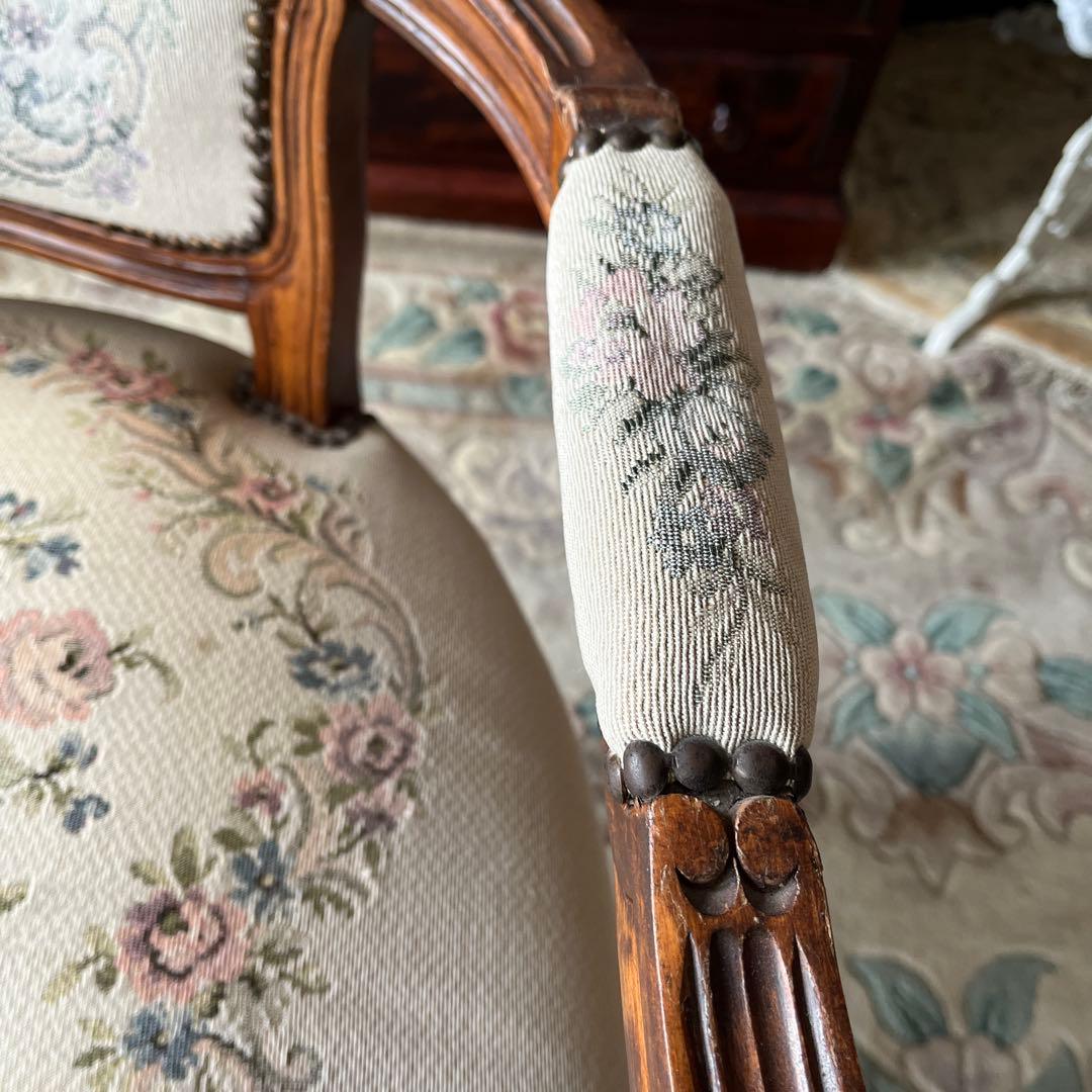 ③バラ売り不可 ①〜④セット販売のみ ロココ調 ゴブラン織り 猫脚