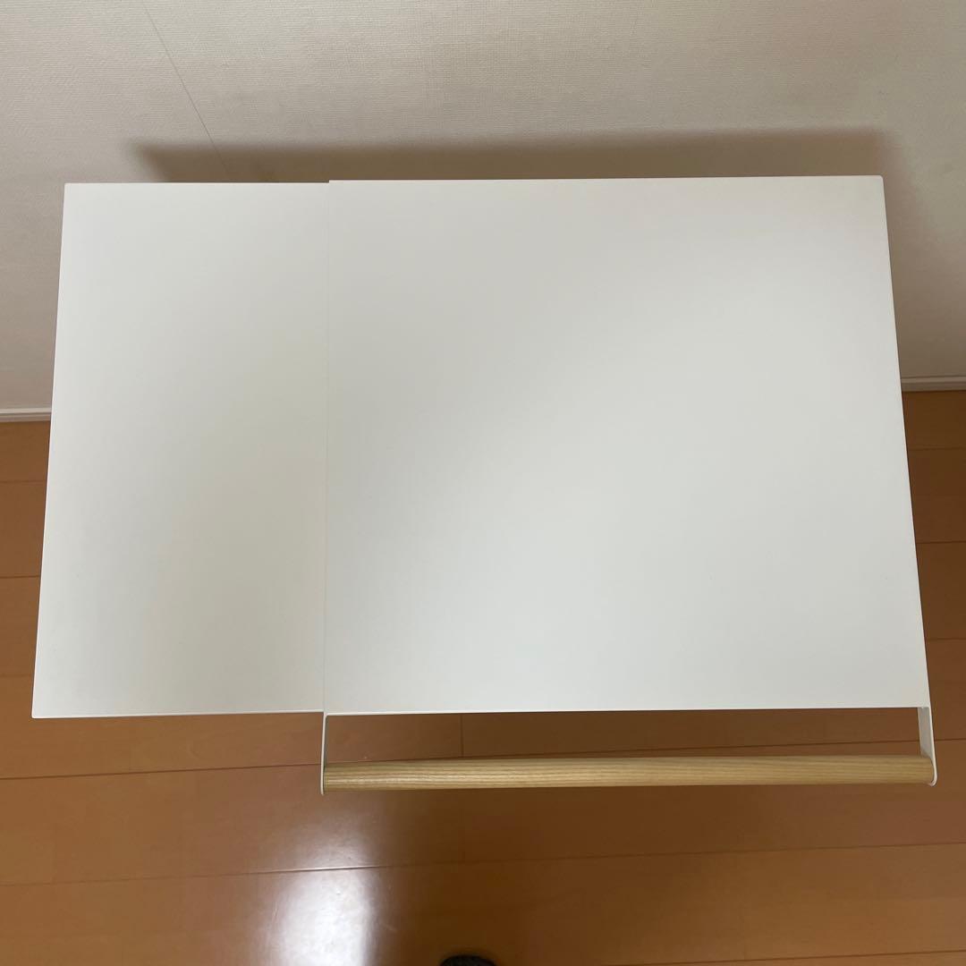 山﨑実業 tower 伸縮ゴミ箱上ラック キッチンラック ホワイト