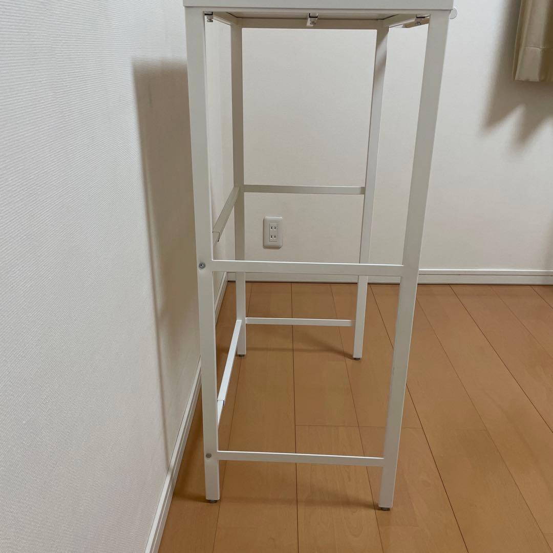 山﨑実業 tower 伸縮ゴミ箱上ラック キッチンラック ホワイト