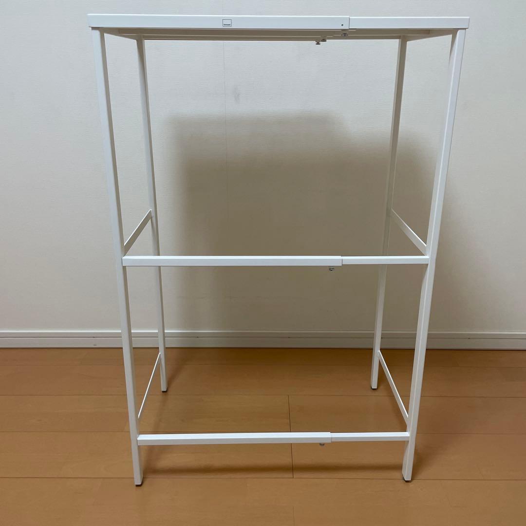 山﨑実業 tower 伸縮ゴミ箱上ラック キッチンラック ホワイト