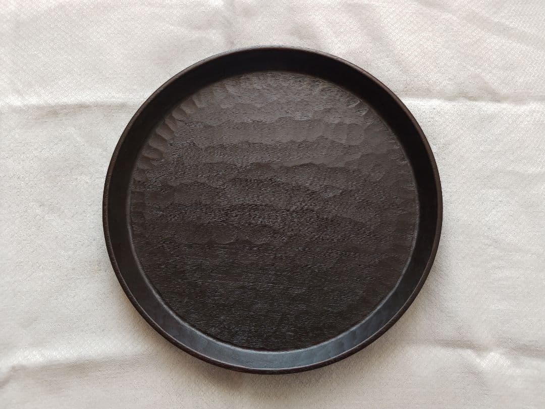 三谷龍二　黒漆　盆　トレイ　27cm　年末までの出品
