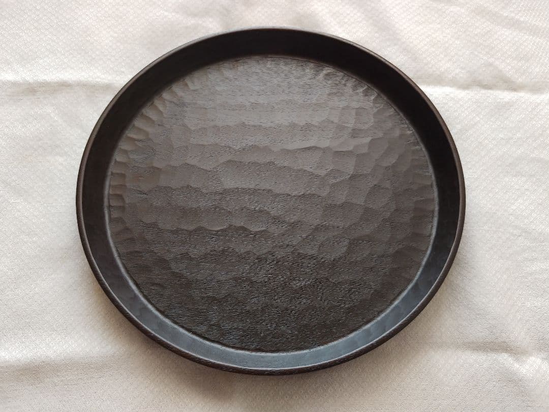 三谷龍二　黒漆　盆　トレイ　27cm　年末までの出品