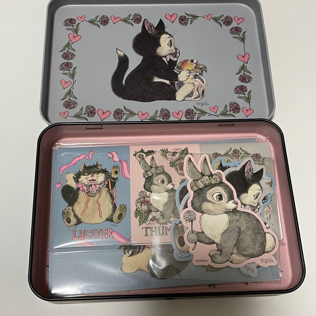 美品 ヒグチユウコ ディズニー ルシファー フィガロ とんすけ
