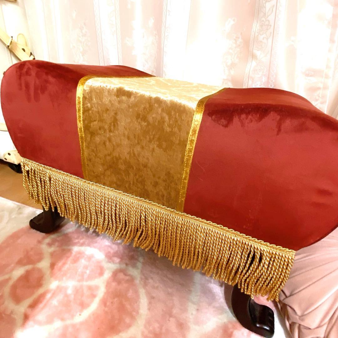 【希少】Francfranc ディズニー プリンセス 美女と野獣 スツール 椅子