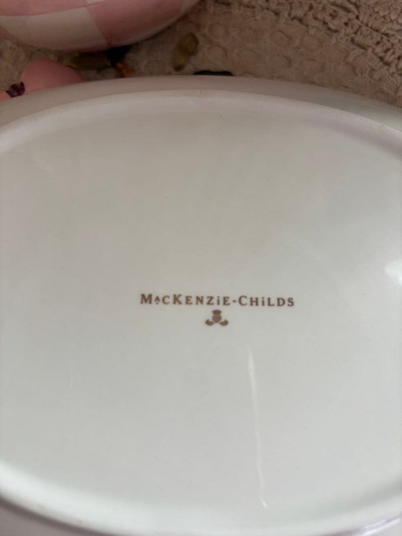 MACKENZIE-CHILDS 新作　セラミックトレイ、花瓶