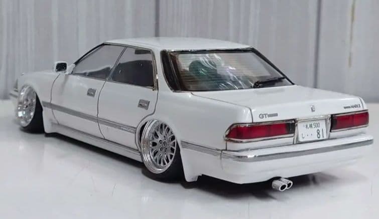 1/24 アオシマ マークII プラモデル GX81 前期 ツインターボ - メルカリ