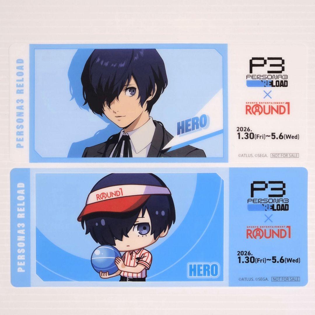 ペルソナ3 リロード P3R ラウンドワン クリアチケット 主人公 - メルカリ