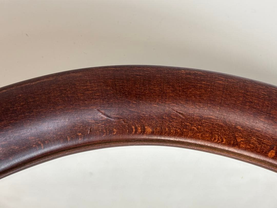 秋田木工 ウォールミラー 鏡 柳宗理 ビンテージ 曲木 ミラー 楕円 オーバル