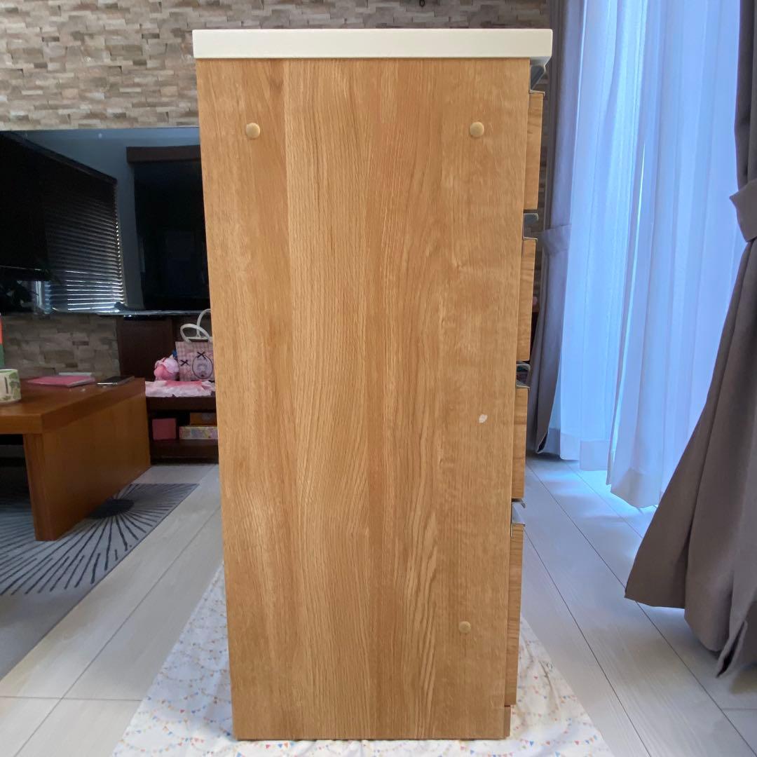 ニトリ　キッチンボード　リガーレ　100 木目調