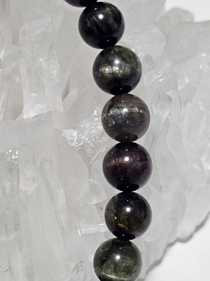 8.5㎜　マルチカラーキャッツアイトルマリン　ブレスレット