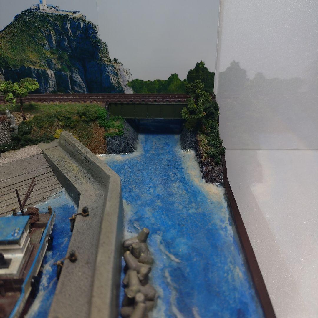 ジオラマ【36✕26✕21cm程度】 Nゲージサイズ? レール幅（9mm程度