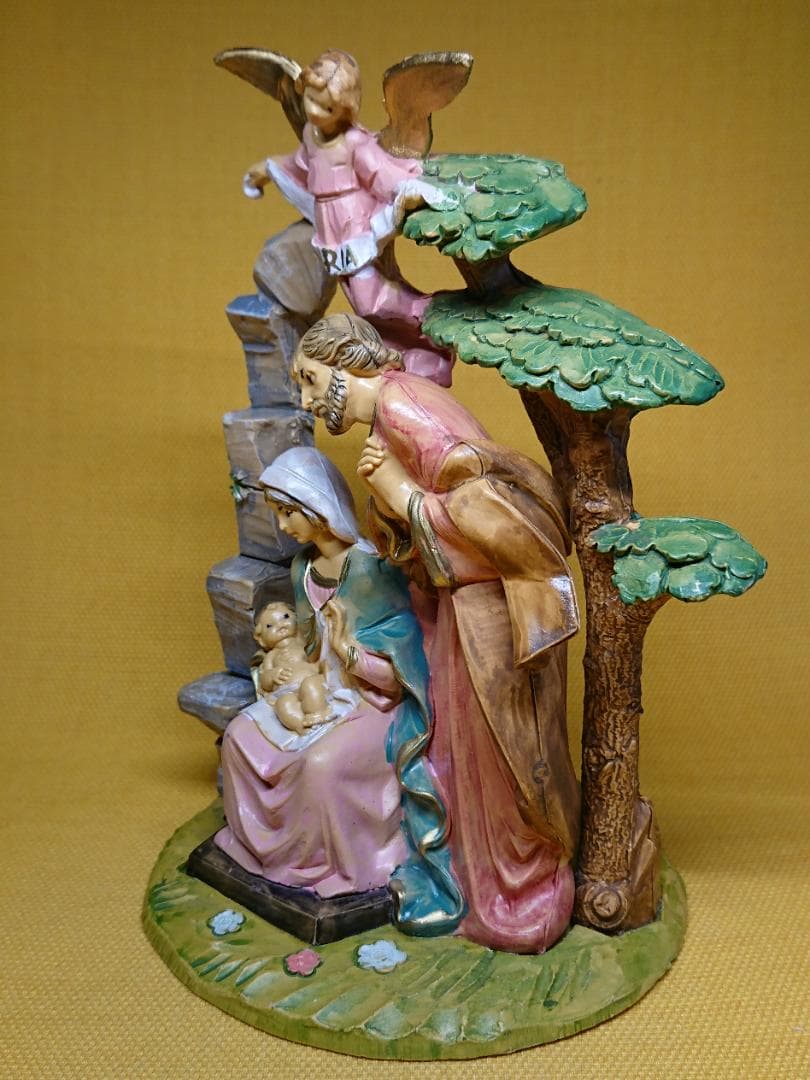 【美品】人形　天使　イタリア　置物　インテリア　工芸品　美術品　A3276