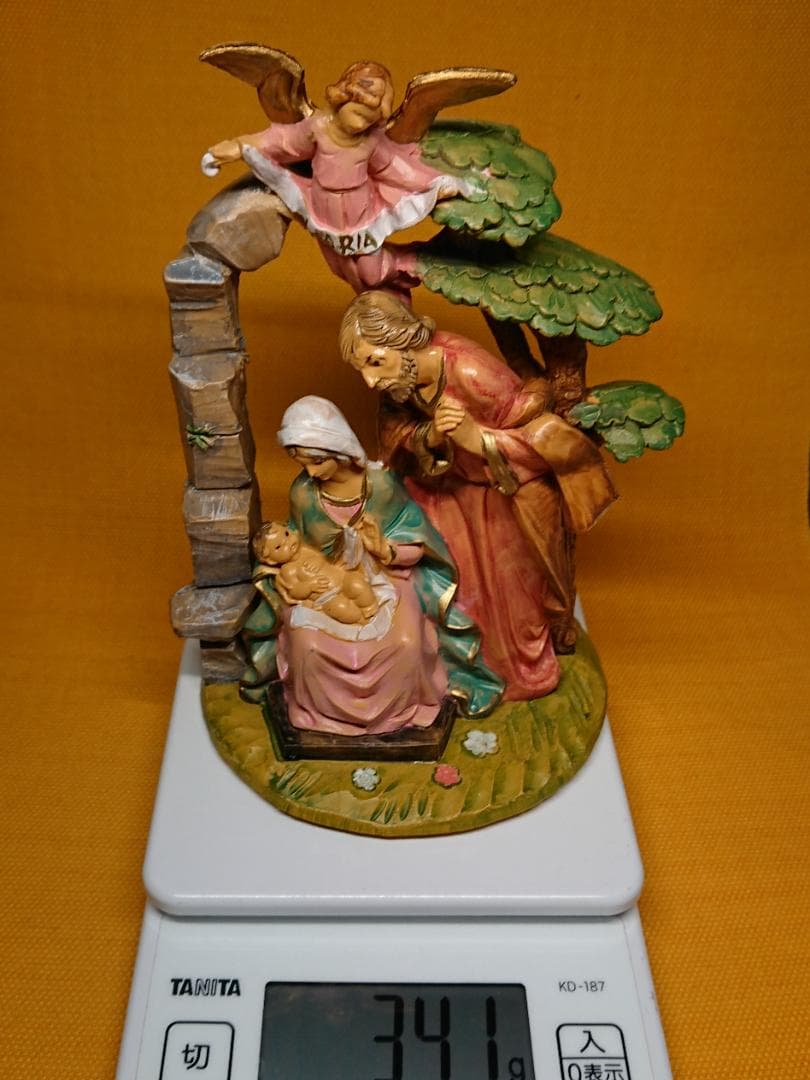 【美品】人形　天使　イタリア　置物　インテリア　工芸品　美術品　A3276