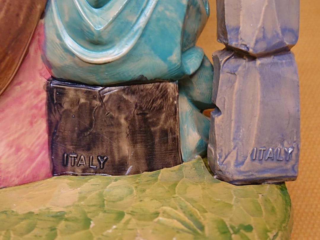 【美品】人形　天使　イタリア　置物　インテリア　工芸品　美術品　A3276