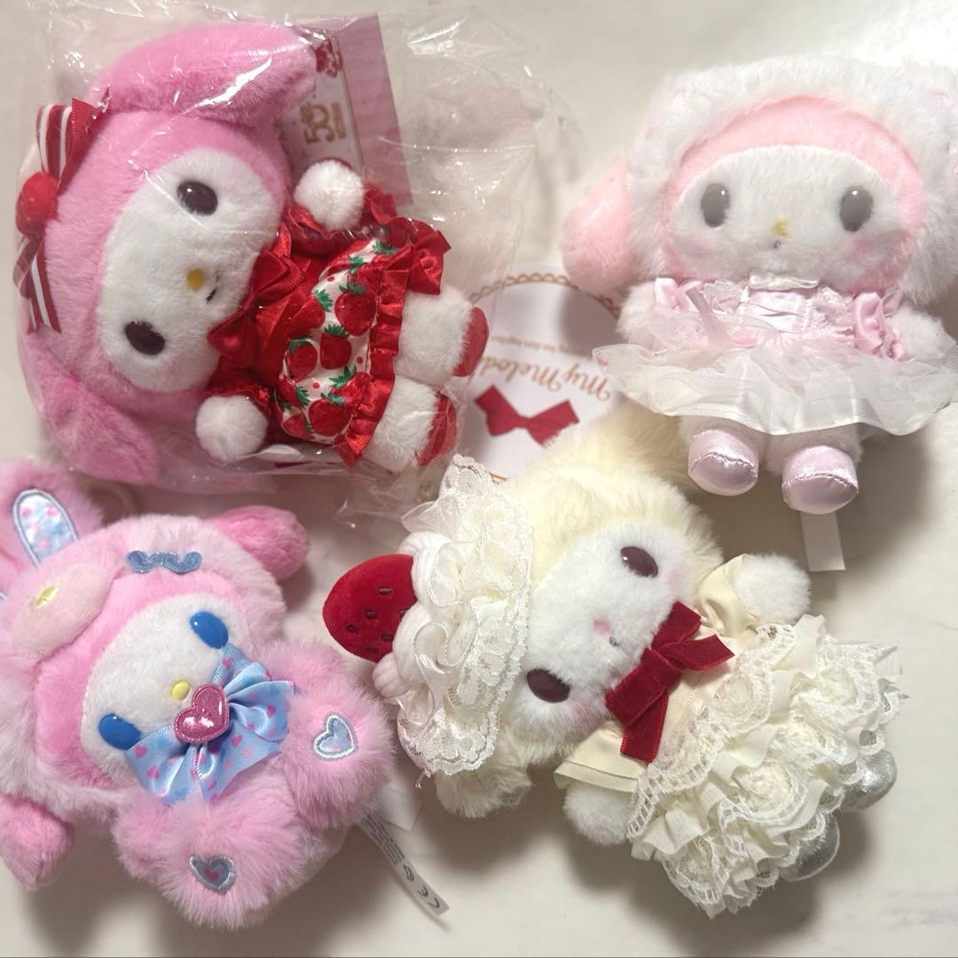 マイメロディ マスコット ショートケーキ 白猫バレリーナ いちご新聞50