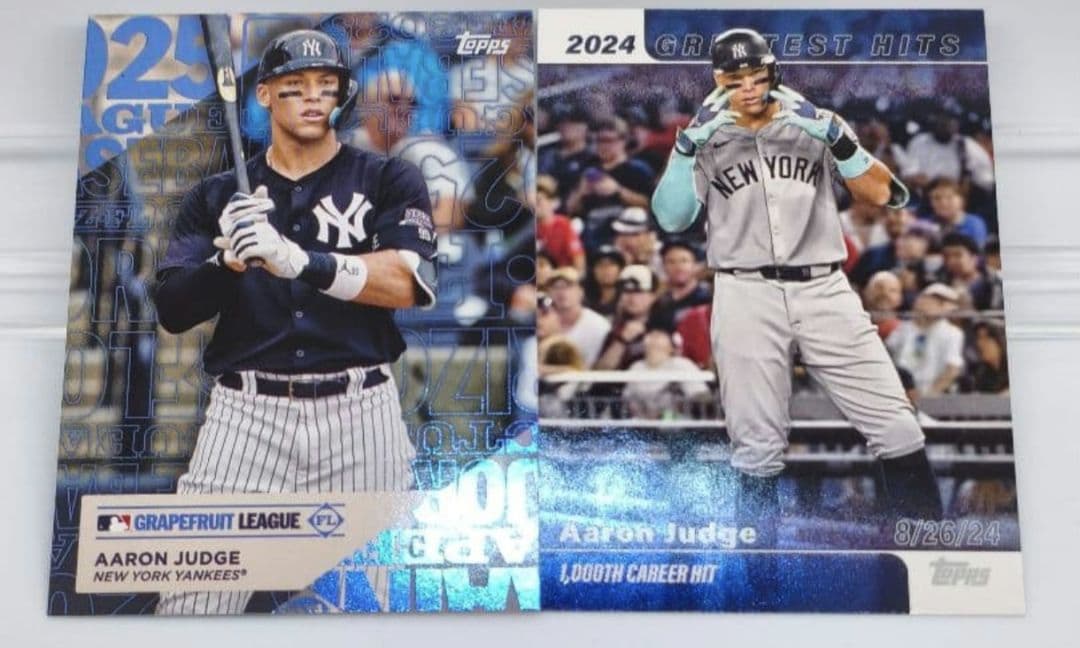 アーロン・ジャッジ 2枚セット ヤンキース Topps 2025 MLB - メルカリ
