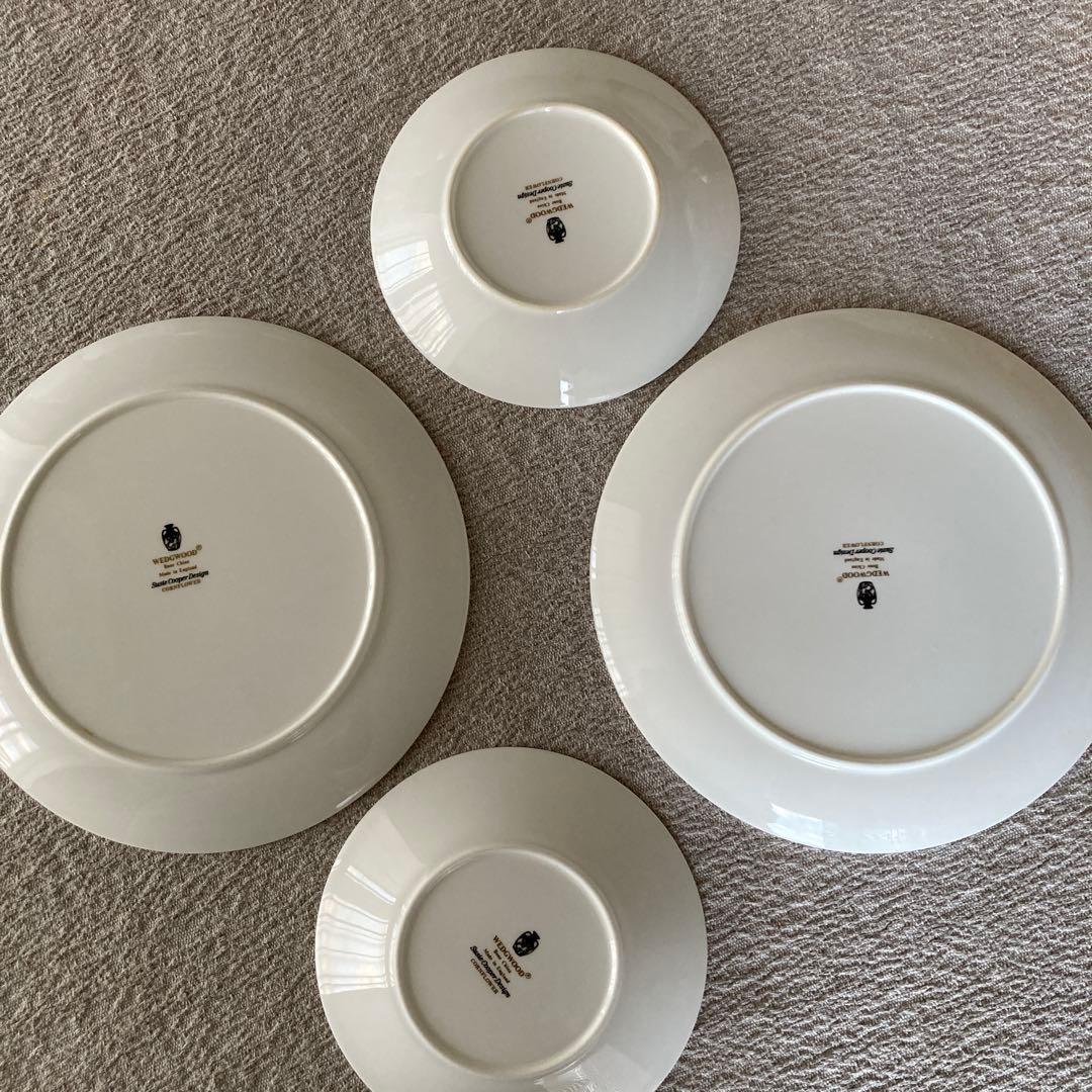 コーンフラワーCornflowerサラダ皿 ソーサー各2枚