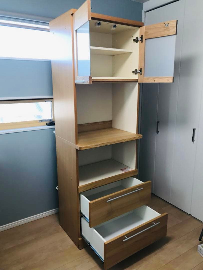 キッチン収納棚 幅70.2 奥行50 高さ200