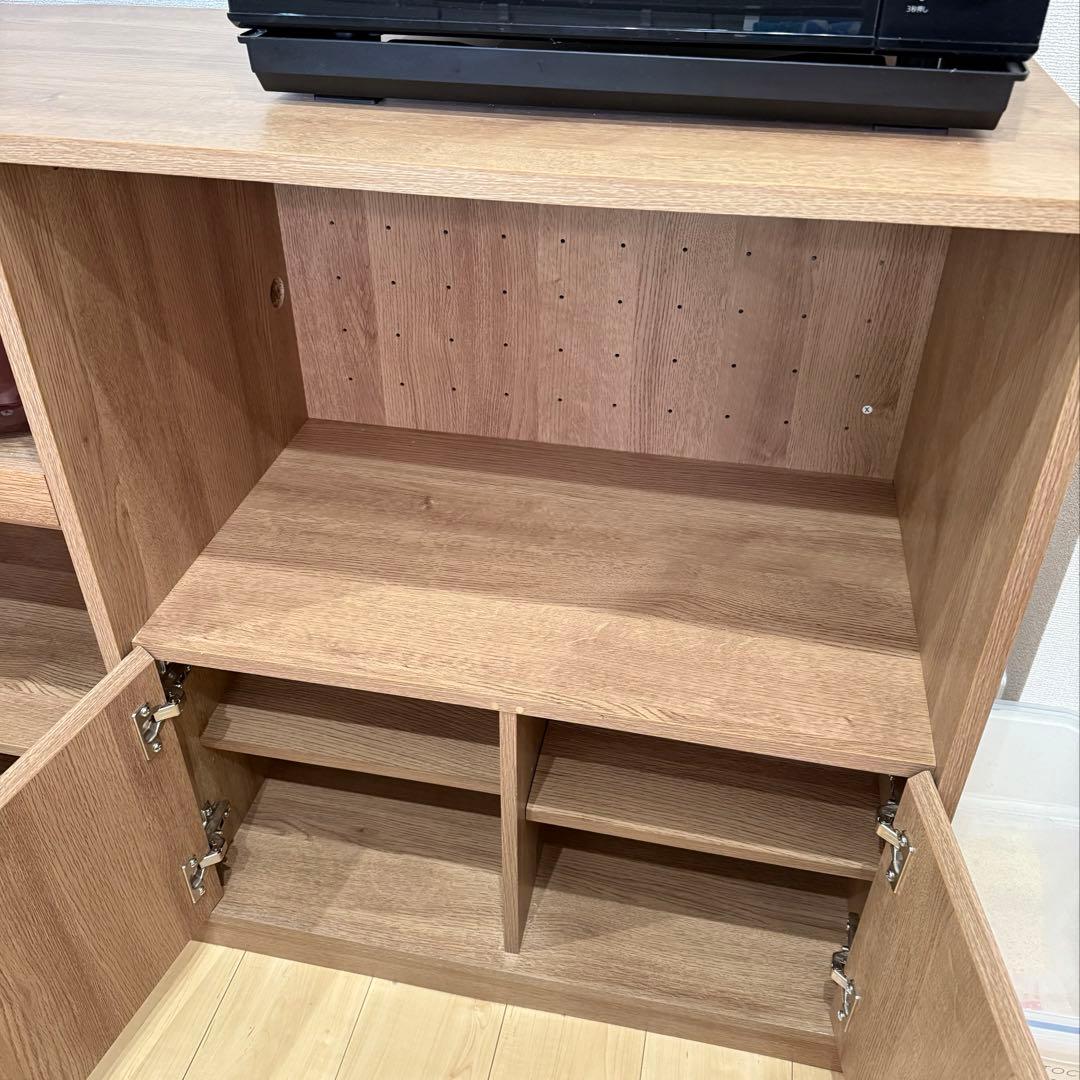 最終値下げ【LOWYA】引取り可！キッチンカウンター(120cm)