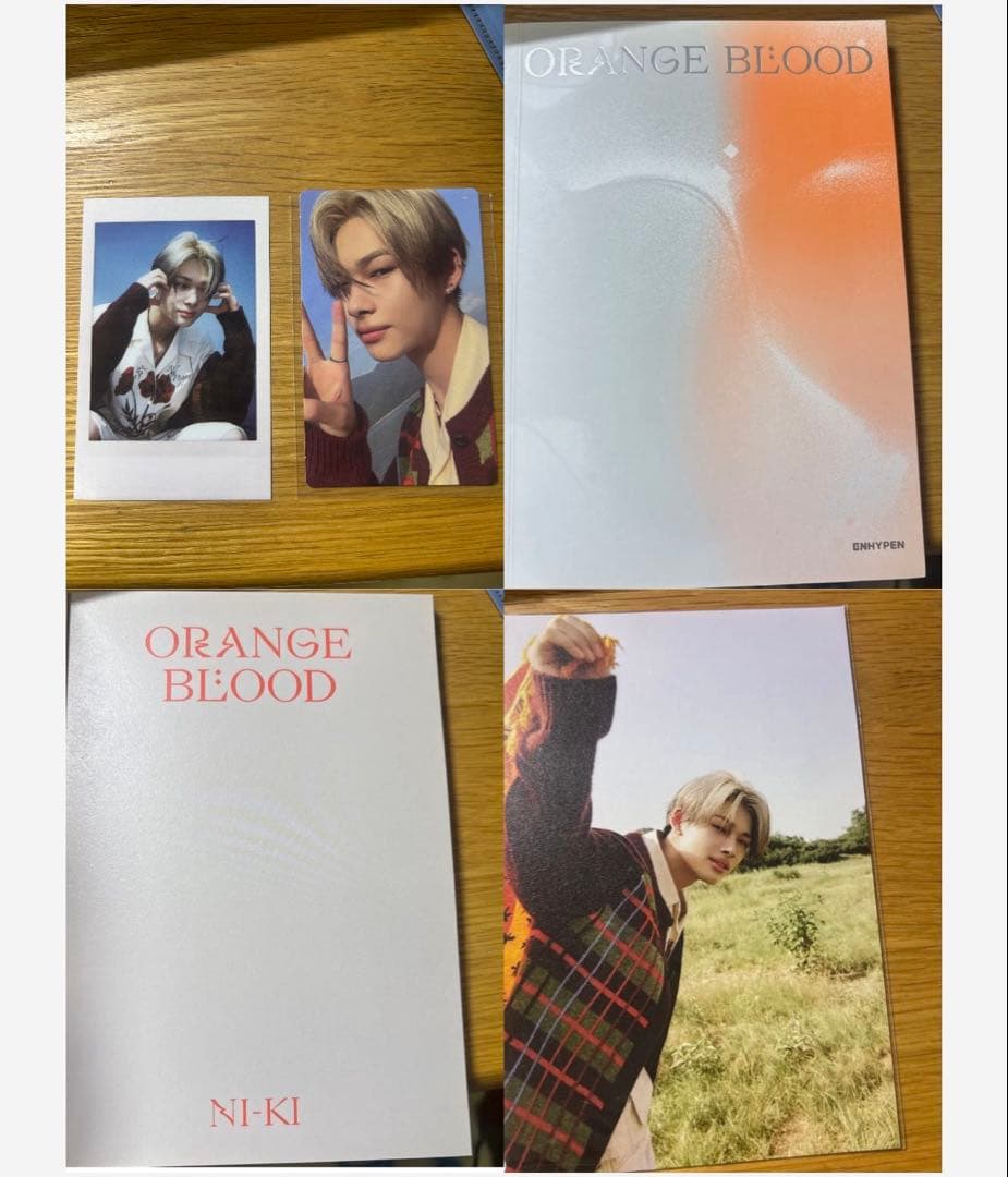 ENHYPEN ORANGE BLOOD封入トレカ ニキ アルバム - メルカリ
