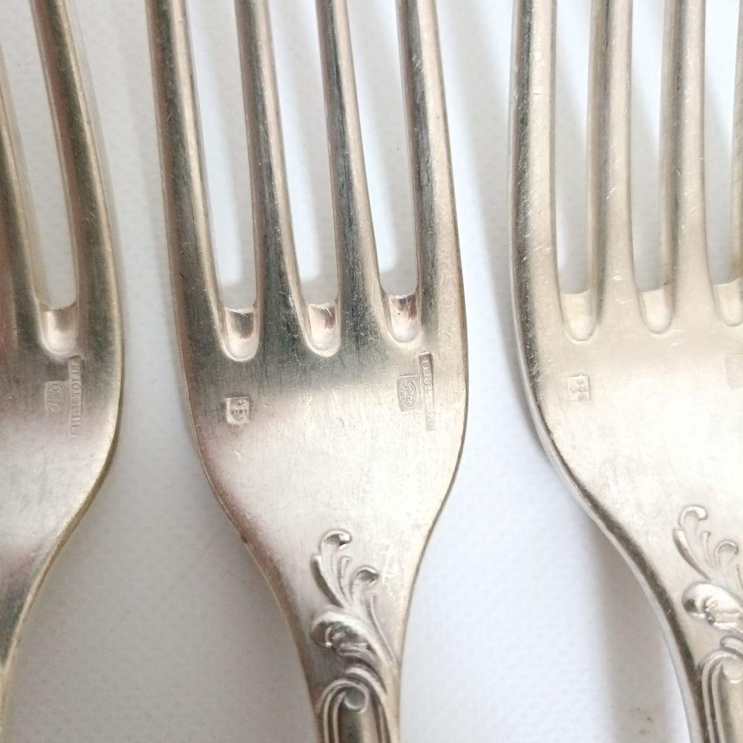 クリストフル CHRISTOFLE テーブルフォーク 6本 マルリー Marly