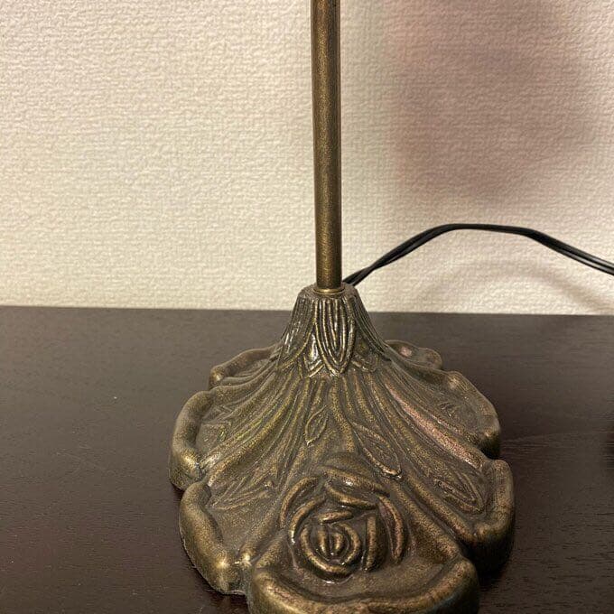 薔薇のテーブルランプ♢ステンドグラス