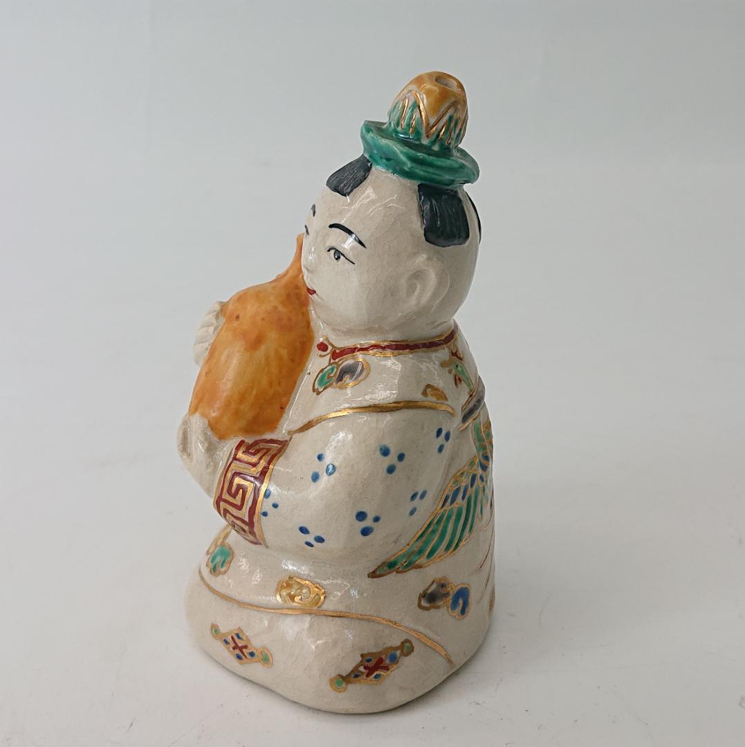 カ*ラ様 【中古品】九谷焼 人形 置物 陶器 オブジェ 焼物 伝統工芸