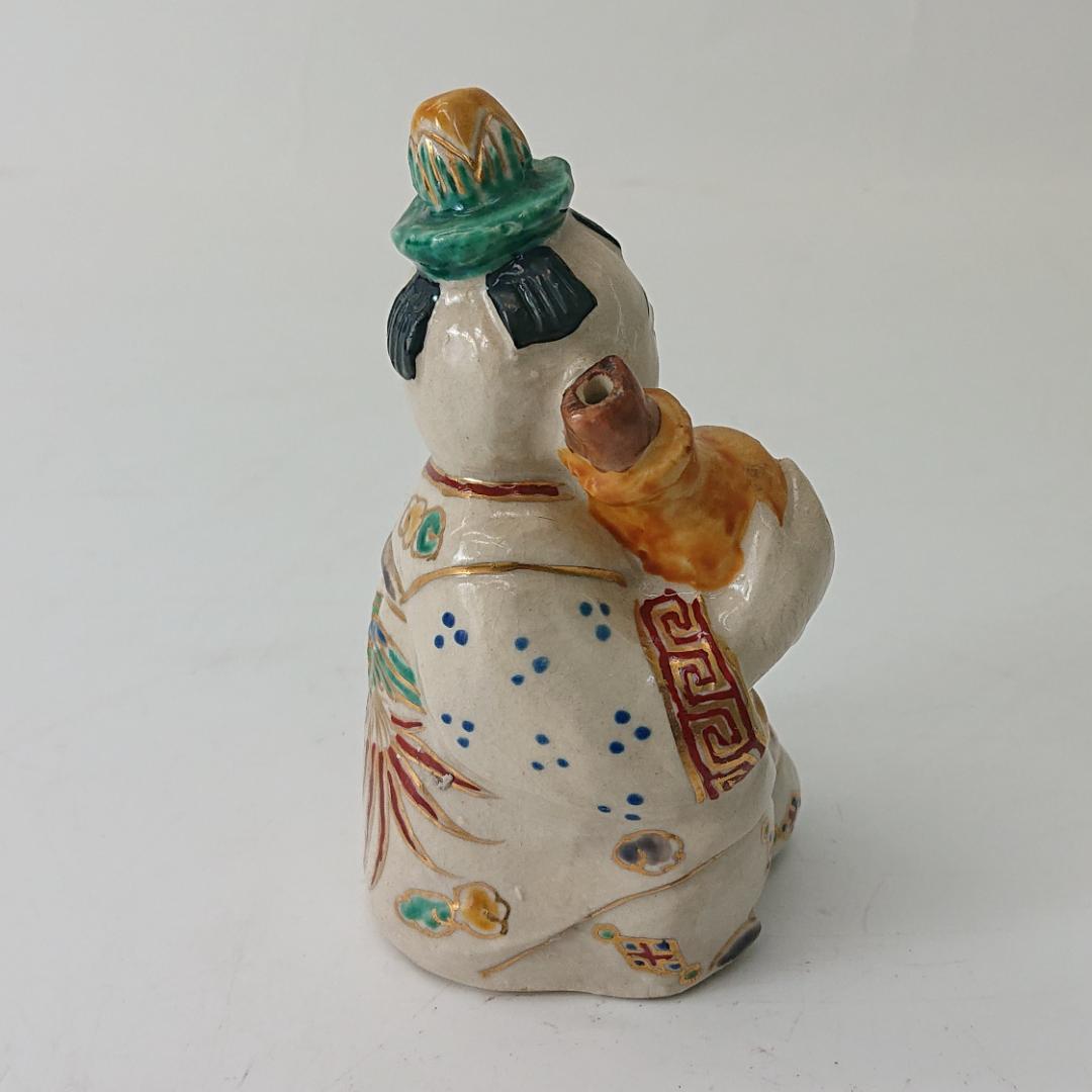 カ*ラ様 【中古品】九谷焼 人形 置物 陶器 オブジェ 焼物 伝統工芸