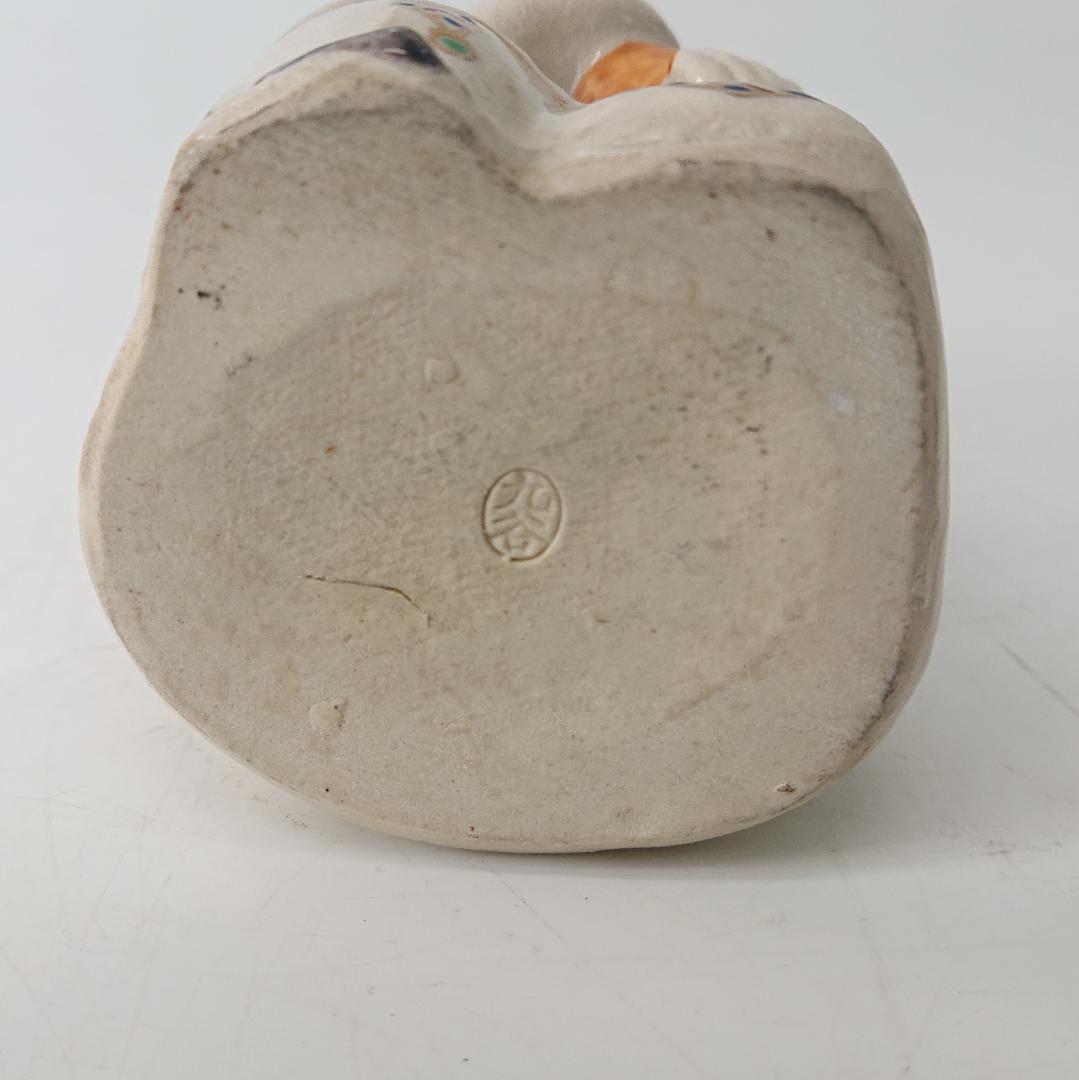 カ*ラ様 【中古品】九谷焼 人形 置物 陶器 オブジェ 焼物 伝統工芸