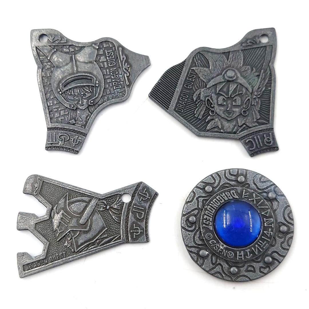 森永 ドラゴンクエストミルクキャラメル メタルプレート フルコンプ 箱付き