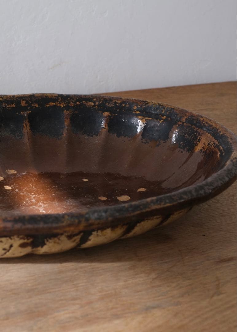 フランスアンティーク　オーバルプレート　南仏