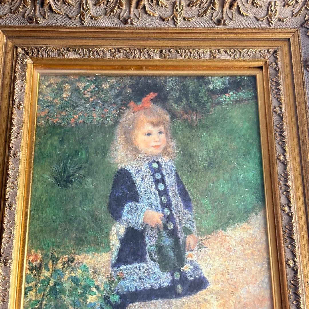 ルノワール 「じょうろを持つ少女」 複製画 額装 絵画 - メルカリ