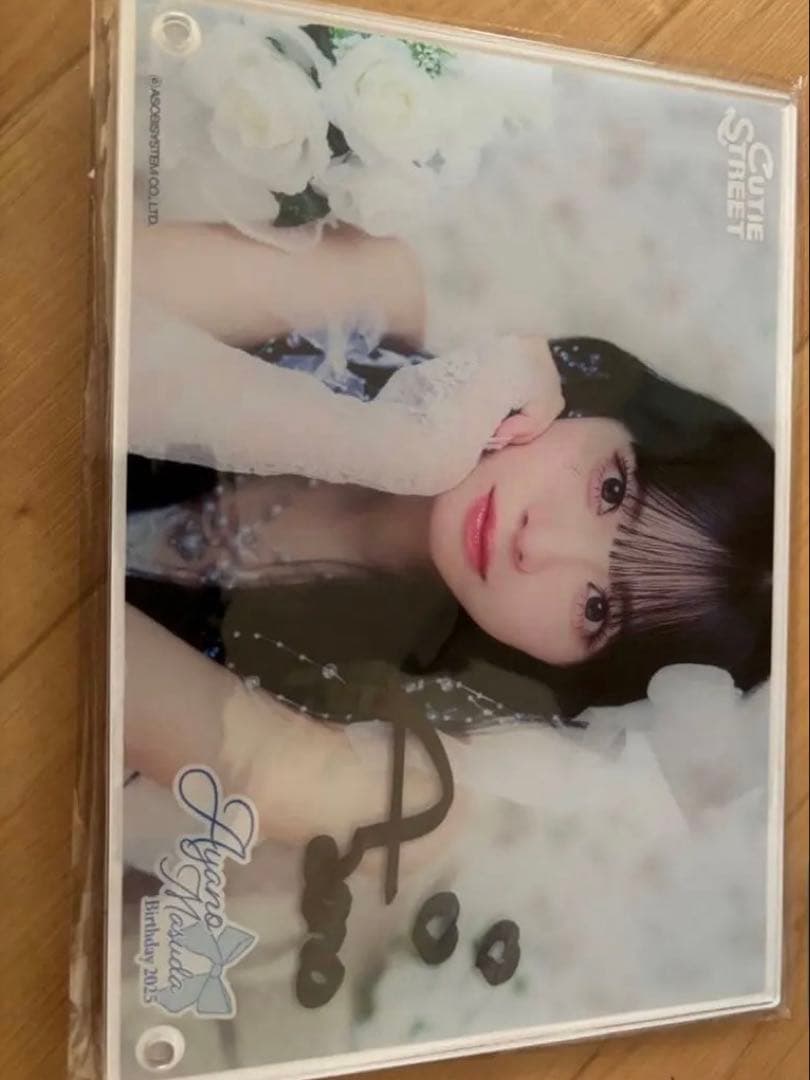 CUTIE STREET 増田彩乃 生誕記念 すきくじ A賞 直筆サインアクパネ