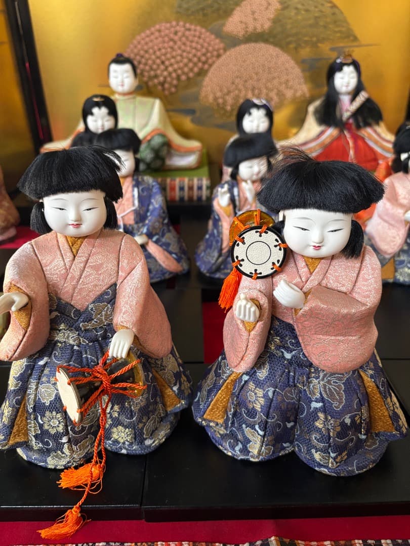 値下げ！ 十五人揃い 木目込み人形（大） 梅香 - メルカリ
