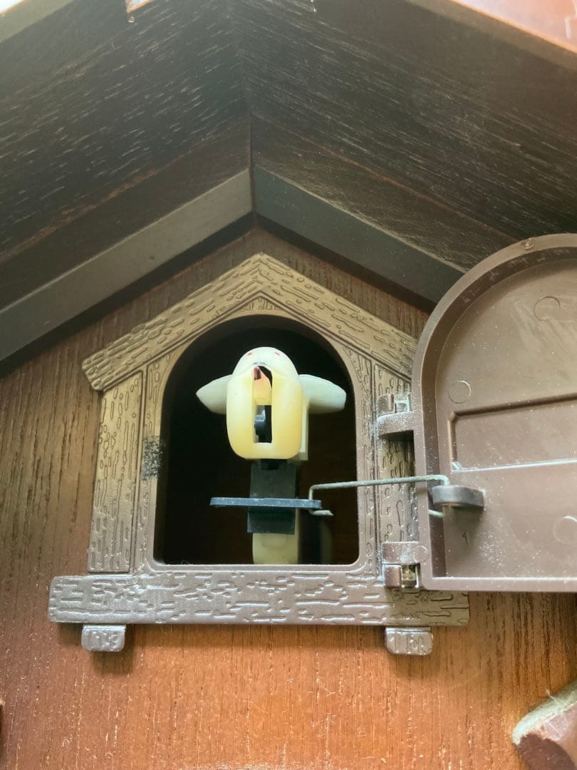 シチズン　鳩時計　木製cuckoo時計 鳥の装飾付き 昭和レトロ　カッコー時計