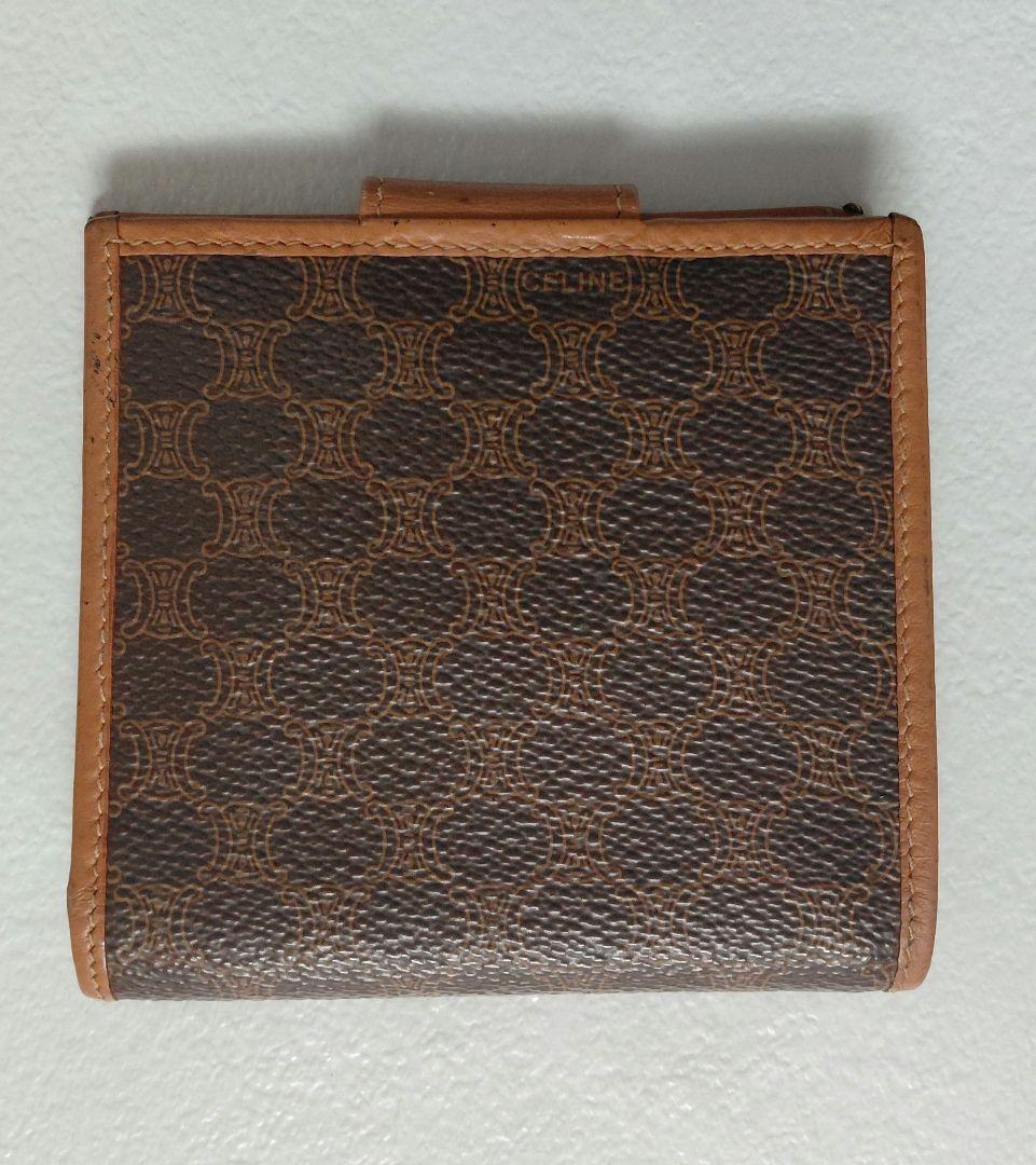 セリーヌ マカダム柄 2つ折り財布