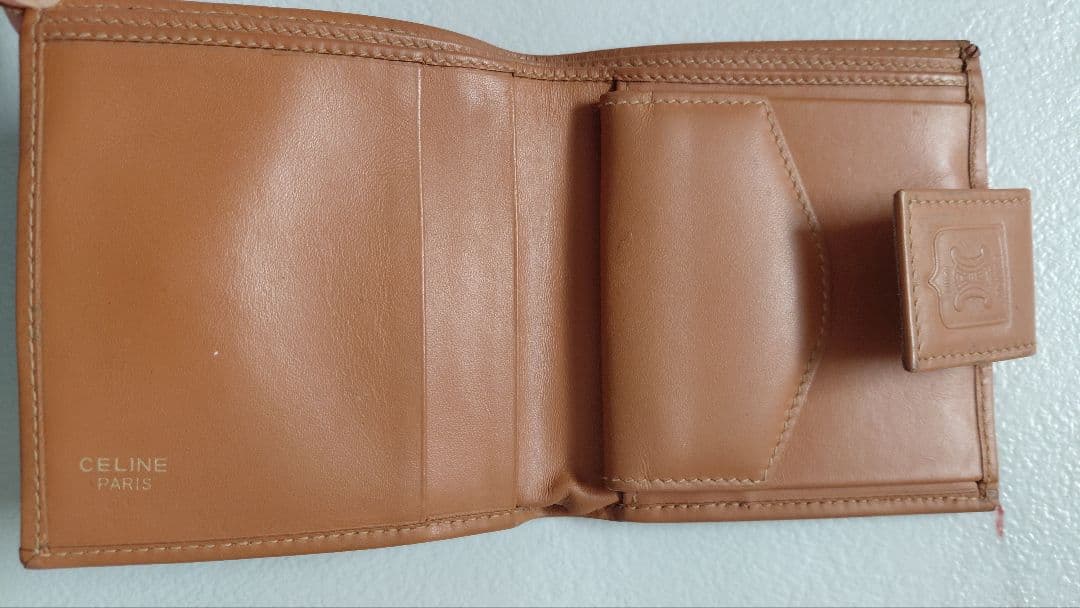 セリーヌ マカダム柄 2つ折り財布