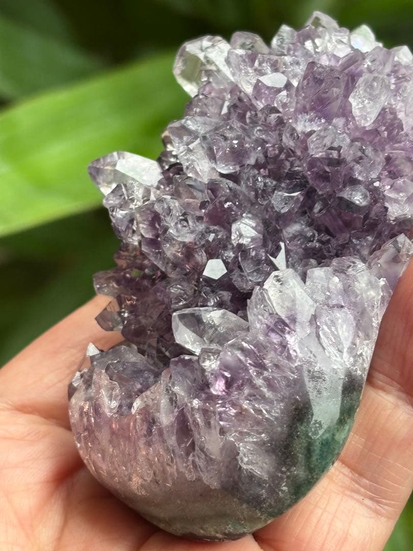 ウルグアイ産フラワーアメジスト211g ハイクオリティ　綺麗　天然石
