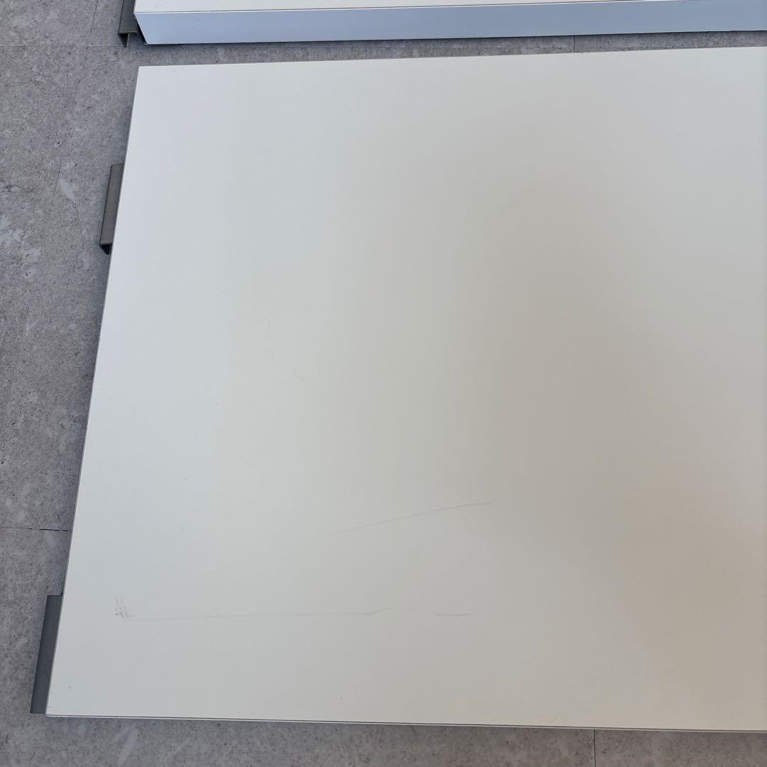 突っ張り　シェルフ　幅90x奥行40cm用　追加棚　アイボリー　①