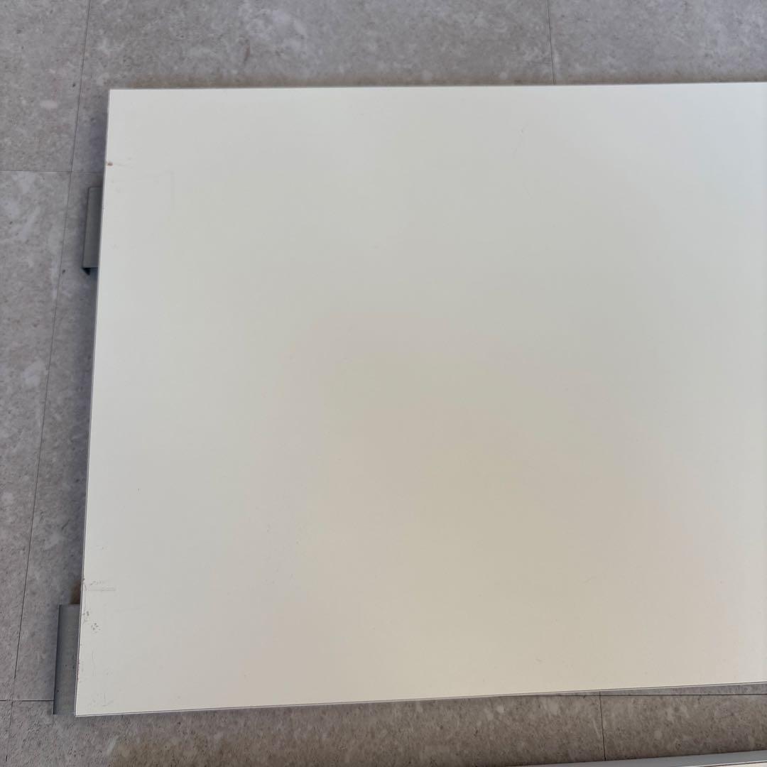 突っ張り　シェルフ　幅90x奥行40cm用　追加棚　アイボリー　①