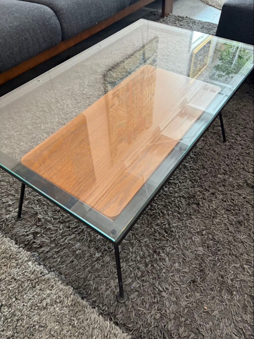 Francfranc　メリオル　コーヒーテーブル　ガラス天板