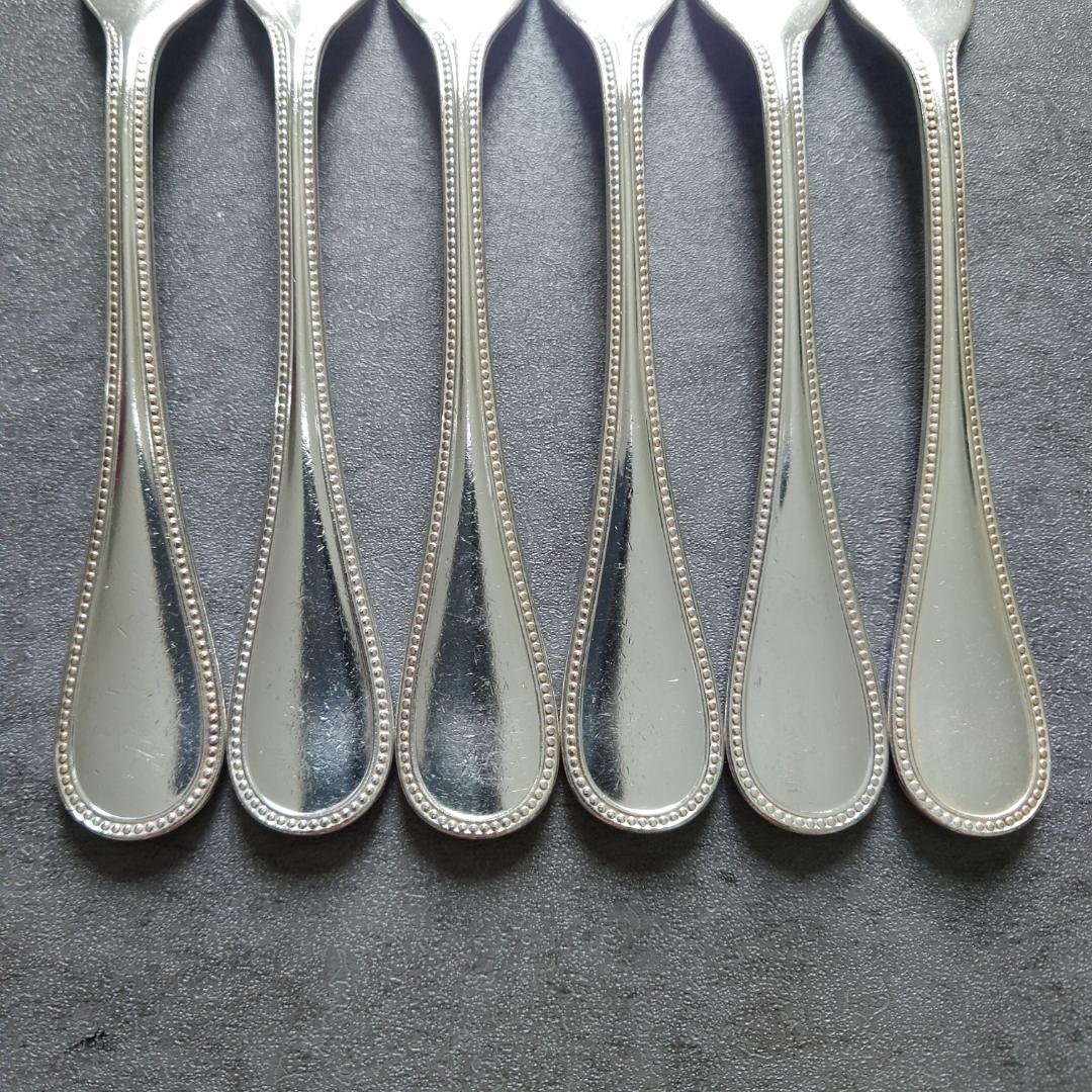 希少 クリストフル パール デザートフォーク 6点