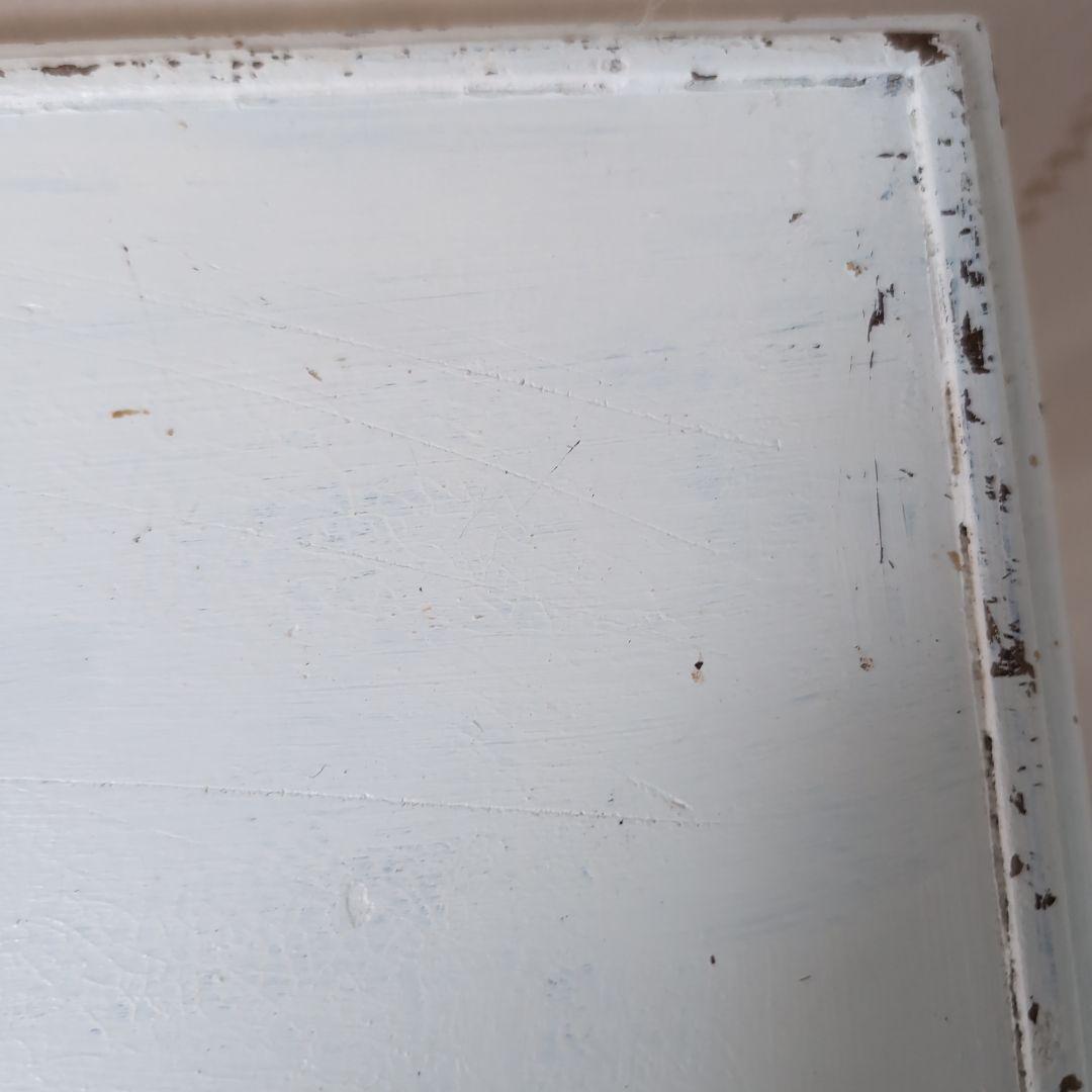 フランスアンティーク　ペイント白　テーブル