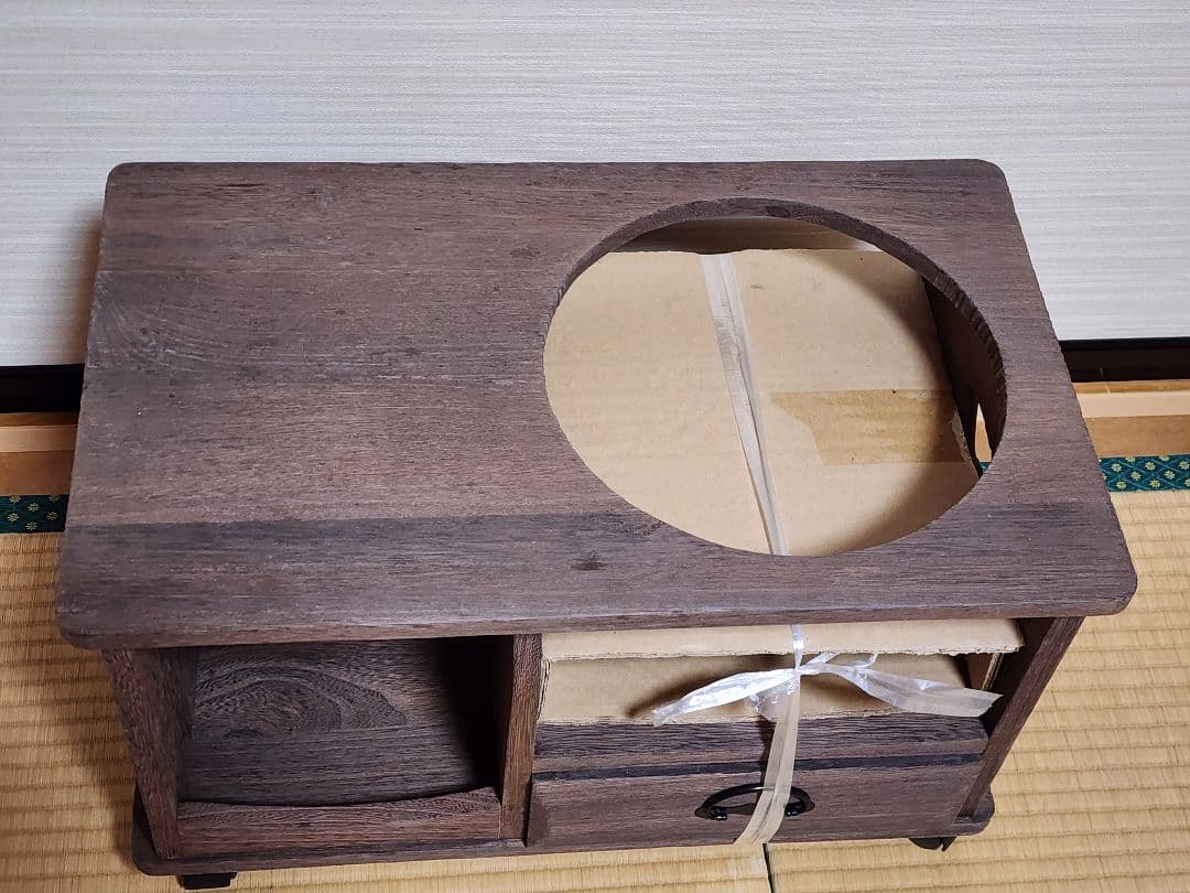 お座敷ワゴンキャスター付きポットワゴン和風和室